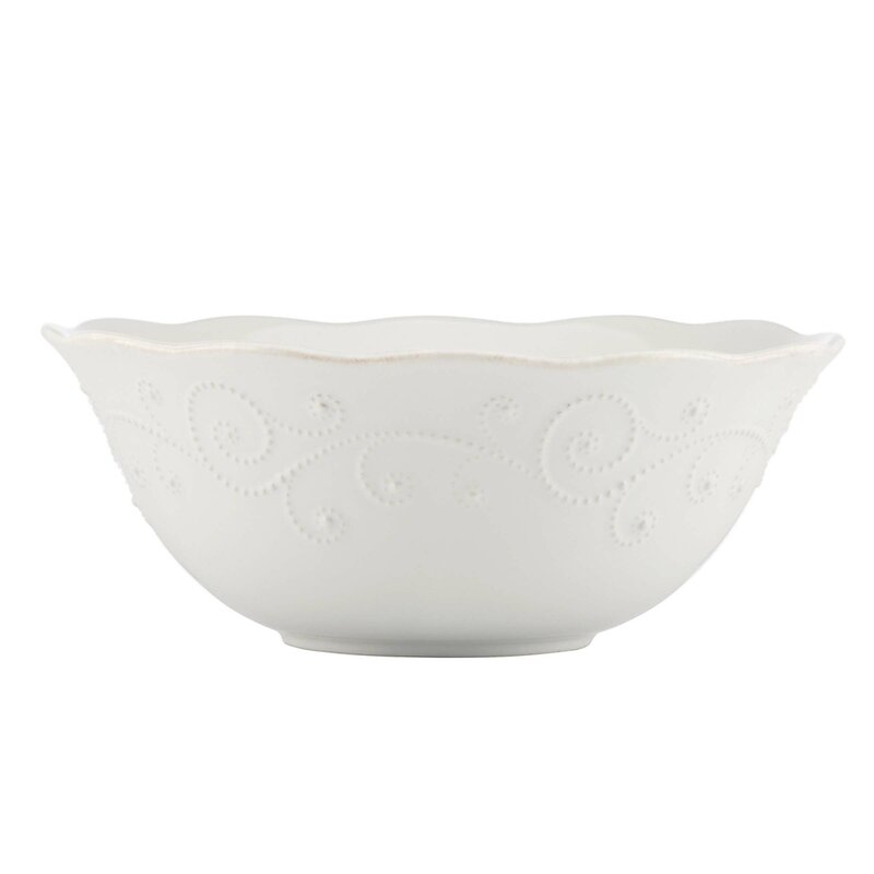 lenox french perle bead serving bowl 64 oz